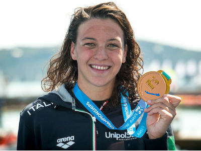 11 Arianna Bridi bronzo nella 25 km il 21 luglio